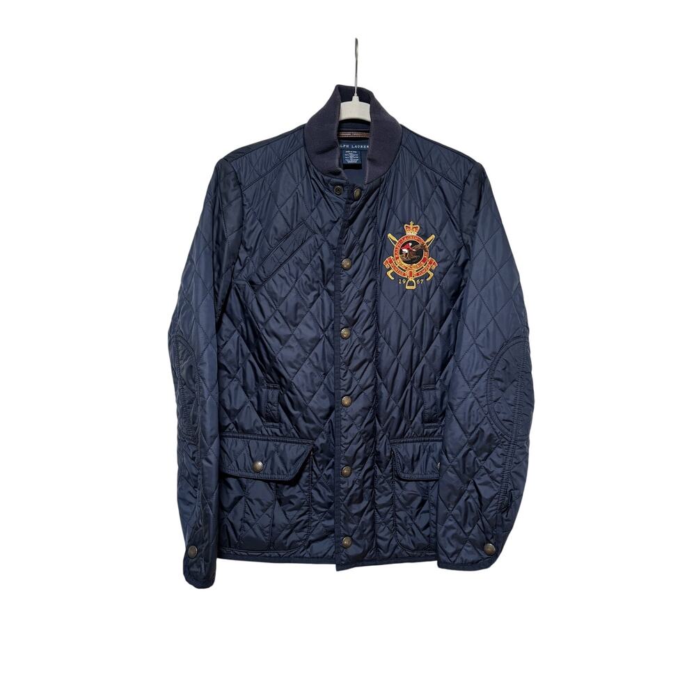 Ralph Lauren Men’s Navy Quilted Hunter Jumper M